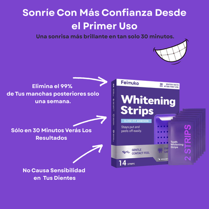 NovaSmile | Tiras Blanqueadoras Sin Sensibilidad