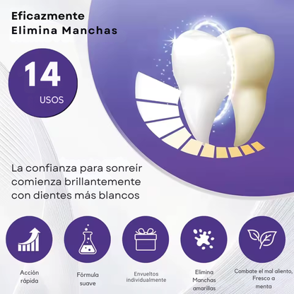 NovaSmile | Tiras Blanqueadoras Sin Sensibilidad